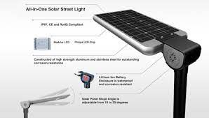 BTREE LED Solar Street Light -12 W مع بطارية Li-ion و 20W لوحة شمسية-广州纵横-第 2 组-杨惠萍